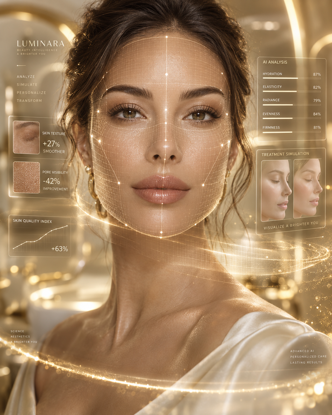 Luminara AI skin analysis